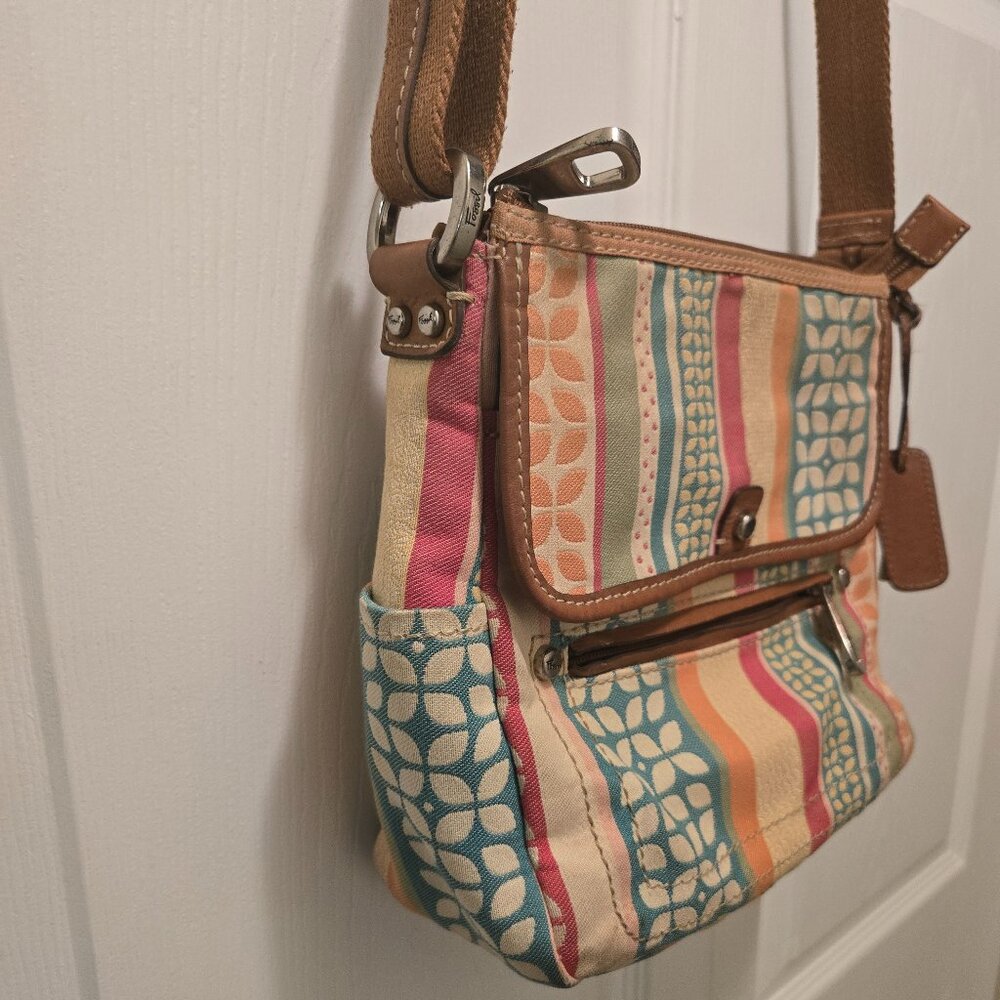 Fossil Women's Multi-Colors/Patterns Patchwork Cr… - image 1